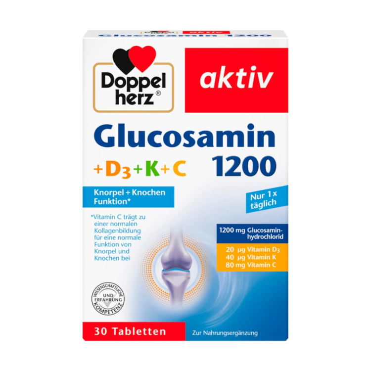 Glucosamine 1200 + Vit C + K + D3